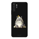 Samsung Galaxy Note 10 Plus İle Uyumlu Siyah Forest Giant Desenli Silikon Kılıf