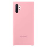 Samsung Galaxy Note 10 Plus Silikon Cep Telefonu Kılıfı, Pembe