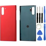 Samsung Galaxy Note 10 Sm-N970 Uyumlu Arka Pil Kapağı Kırmızı + Tamir Seti