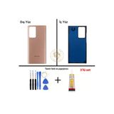 Samsung Galaxy Note 20 Ultra Bronz Renk Uyumlu Arka Kapak + Tamir Seti + B7000 Yapıştırıcı Arka Cam Batarya Kapağı Pil Kapağı Lazer Kesim Back Cover Galaxy Note 20 Ultra Uyumlu