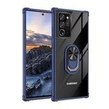 Samsung Galaxy Note 20 Ultra Kılıf Kenar Korumalı Antişok Yüzüklü Kapak