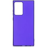Samsung Galaxy Note 20 Ultra Kılıf Soft ve Pürüzsüz Yüzey Ipeksi Silikon Kapak Hopy - Saks Mavi