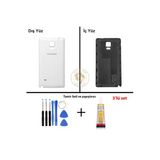 Samsung Galaxy Note 4 Beyaz Renk Uyumlu Arka Kapak + Tamir Seti + B7000 Yapıştırıcı Arka Cam Batarya Kapağı Pil Kapağı Lazer Kesim Back Cover Galaxy Note 4 Uyumlu