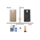Samsung Galaxy Note 4 Bronz Gold Renk Uyumlu Arka Kapak + Tamir Seti + B7000 Yapıştırıcı Arka Cam Batarya Kapağı Pil Kapağı Lazer Kesim Back Cover Galaxy Note 4 Uyumlu