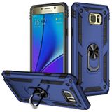 Samsung Galaxy Note 5 Kılıf Sofya Yüzüklü Standlı Zırhlı Silikon Kılıf