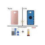 Samsung Galaxy Note 5 Rose Gold Renk Uyumlu Arka Kapak + Tamir Seti + B7000 Yapıştırıcı Arka Cam Batarya Kapağı Pil Kapağı Lazer Kesim Back Cover Galaxy Note 5 Uyumlu