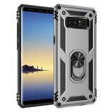 Samsung Galaxy Note 8 Kılıf Sofya Yüzüklü Standlı Zırhlı Silikon Kılıf
