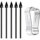 Samsung Galaxy S Pen Dokunmatik Kalem ile Uyumlu Yedek Uç 5 Adet Spen Tips + Takma Aparatı