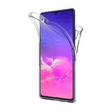Samsung Galaxy S10 Lite Çift Taraflı Silikon Kılıf Şeffaf