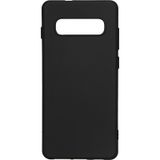 Samsung Galaxy S10 Plus Kılıf Esnek Ve Hafif Yapılı Soft Touch Premium Silikon Kapak Ryc/biye Siyah