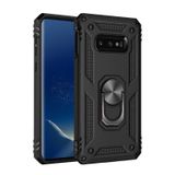Samsung Galaxy S10E Kılıf Sofya Yüzüklü Standlı Zırhlı Silikon Kılıf