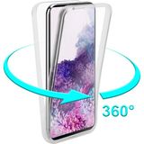 Samsung Galaxy S20 360 Kılıf Şeffaf Ön Arka Silikon S 20