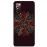 Samsung Galaxy S20 FE Hd Desen Baskılı Mandala Flower Wal Arka Kapak Kılıf