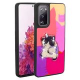 Samsung Galaxy S20 Fe Kilif Parlayan Kabartmali Ikonik Figurlu Amas Silikon Kapak
