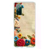 Samsung Galaxy S20 FE Uyumlu İşlemeli İğne Oyası Baskılı Silikon Kılıf