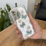 Samsung Galaxy S20 Fe Uyumlu Kılıf Zebana Floral Silikon Kılıf Yeşil