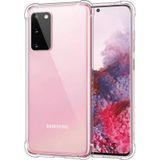Samsung Galaxy S20 Kılıf Antishock Darbe Emici Şeffaf Silikon