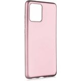 Samsung Galaxy S20 Ultra Kılıf Soft ve Pürüzsüz Yüzey Ipeksi Silikon Kapak Hopy - Rose Gold