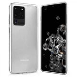 Samsung Galaxy S20 Ultra Kılıf Uyumlu Darbeye Dayanıklı 2.0 Mm İnce Şeffaf Silikon Kapak