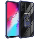 Samsung Galaxy S20 Ultra Kilif Yuzuklu Arkasi Seffaf Antisok Silikon Kapak