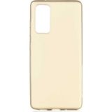 Samsung Galaxy S20 Ultra Premium Silikon Kılıf Gold