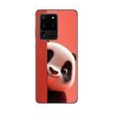 Samsung Galaxy S20 Ultra Uyumlu Şeffaf Kılıf 4 Peluş Panda Tasarımlı