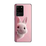 Samsung Galaxy S20 Ultra Uyumlu Şeffaf Kılıf 5 Peluş Tavşan Tasarımlı