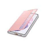 Samsung Galaxy S21+ Akıllı Clear View Kılıf - Pembe