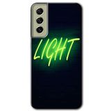 Samsung Galaxy S21 FE Hd Desen Baskılı Neon İnscription Arka Kapak Kılıf