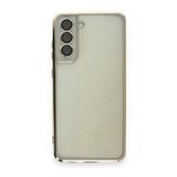 Samsung Galaxy S21 Fe Razer Lensli Silikon - Gold Cep Telefonu Kılıfı