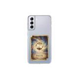 Samsung Galaxy S21 Plus ile Uyumlu Burç Kartları Balık Tasarımlı Şeffaf Silikon Kılıf