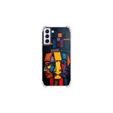 Samsung Galaxy S21 Plus ile uyumlu Köşe Korumalı Kılıf Metamorfoz Trinite Tasarımlı Uv Baskılı