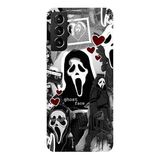 Samsung Galaxy S21 Plus İle Uyumlu Siyah Serial Lover Desenli Silikon Kılıf