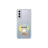 Samsung Galaxy S21 Plus ile Uyumlu Splash Mirket Tasarımlı Şeffaf Silikon Kılıf