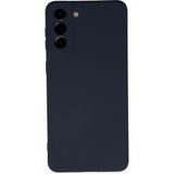 Samsung Galaxy S21 Plus Kılıf Nano Içi Kadife Silikon - LACIVERT-(5796)