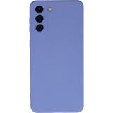 Samsung Galaxy S21 Plus Kılıf Nano Içi Kadife Silikon - LILA-(5796)