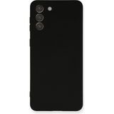 Samsung Galaxy S21 Plus Kılıf Nano Içi Kadife Silikon - SIYAH-(5796)