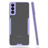 Samsung Galaxy S21 Plus Kılıf Platin Silikon - Lila-(5796)