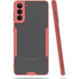 Samsung Galaxy S21 Plus Kılıf Platin Silikon - Pembe-(5796)