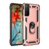 Samsung Galaxy S21 Plus Kılıf Sofya Yüzüklü Silikon Kapak - Rose-(5796)