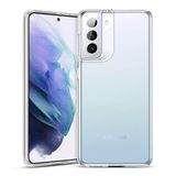 Samsung Galaxy S21 Plus Lux Seri Kamera Korumalı Premium Şeffaf Silikon Kılıf