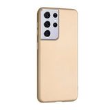 Samsung Galaxy S21 Ultra Premium Silikon Kılıf Gold