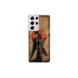 Samsung Galaxy S21 Ultra Uyumlu Şeffaf Kılıf Antik Mısır 7 Tasarımlı