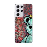Samsung Galaxy S21 Ultra Uyumlu Şeffaf Kılıf Graffiti 12 Tasarımlı