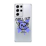Samsung Galaxy S21 Ultra Uyumlu Şeffaf Kılıf Graffiti 8 Tasarımlı