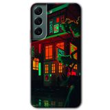 Samsung Galaxy S22 - China Street Kılıf HD Desen Baskılı Arka Kapak