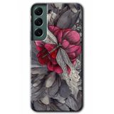 Samsung Galaxy S22- kelebek Ömrü Kılıf HD Desen Baskılı Arka Kapak