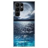 Samsung Galaxy S22 Ultra ile Uyumlu Kılıf Desenli Silikon Güzel ile Uyumlu Kılıf Great Moon 1301