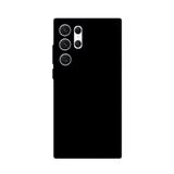 Samsung Galaxy S22 Ultra İle Uyumlu Kılıf Kamera Korumalı Silikon Rubber Arka Kapak Siyah