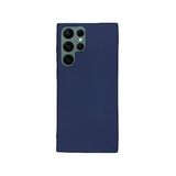 Samsung Galaxy S22 Ultra İnce Mat Silikon Kılıf Lacivert